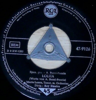 Mario Lanza   Lolita / Granada - Single 50er