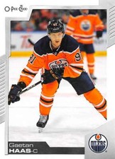 2020-21 O-Pee-Chee #222 Gaetan Haas Edmonton Oilers