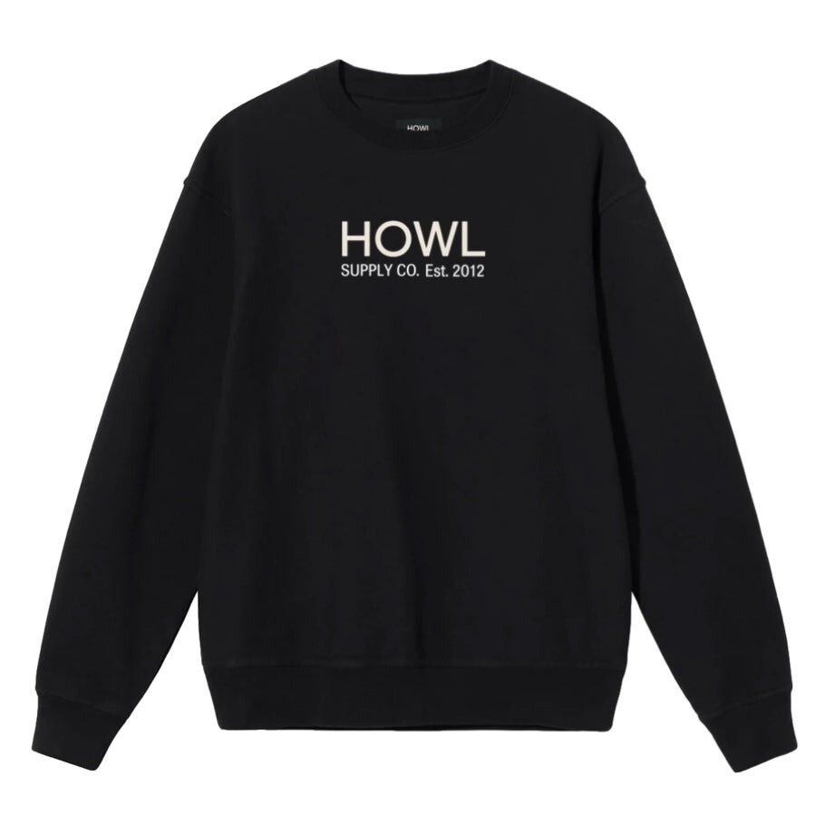 Совершенно Новая мужская толстовка с логотипом Howl Crew черного цвета