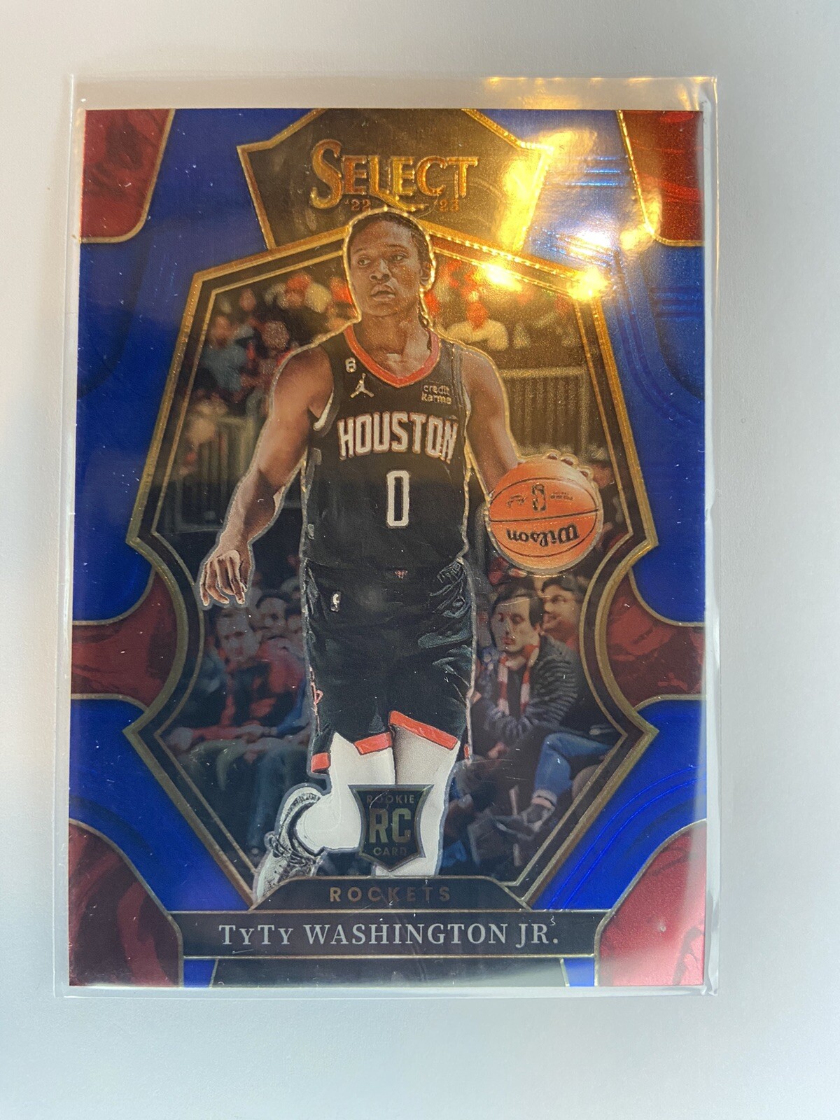 2022-2023 Panini Select Premier Level Tyty Washington Jr. RC Houston Rockets
