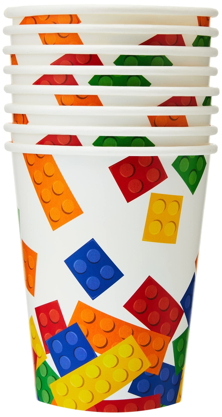 CRAFTY CAPERS Premium Building Block   Paper Cups 9oz   8ct