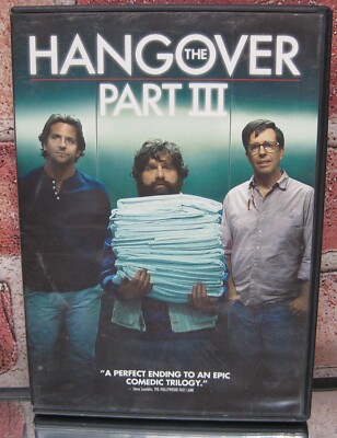 The Hangover Part III DVD 2013 Comedy Leslie Chow Phil Stu Doug & Alan