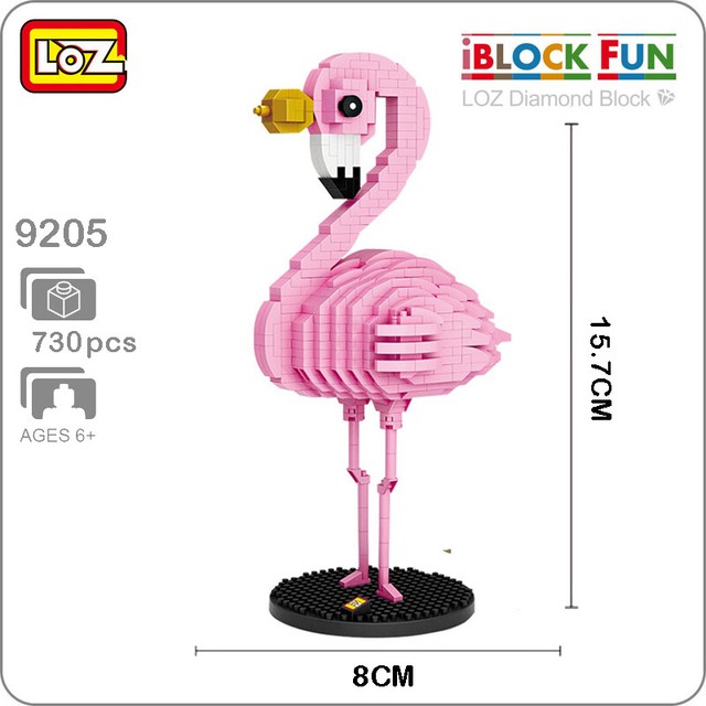 flamingo building blocks