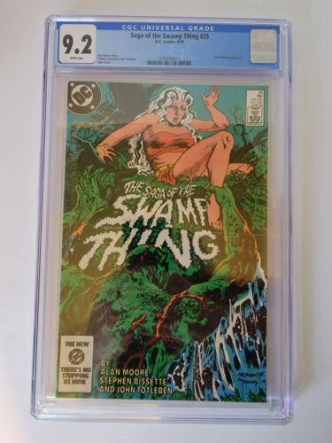 Saga of the Swamp Thing #25 CGC 9.2 1st Cameo Constantine  - Picture 1 of 2
