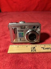 Vivitar Vivicam 8400 8.0MP Compact Digital Camera Silver PARTS OR REPAIR ONLY