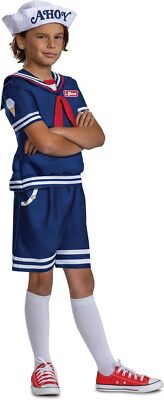 Steve Scoops Ahoy Classic Stranger Things Fancy Dress Up Halloween Child Costume