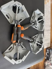 Right Angle Clamp, Housolution[4PACK]Single Handle90°Aluminum Alloy Corner Clamp