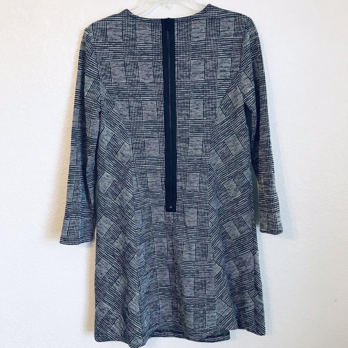 JONES NEW YORK Shift DRESS Small S NWT NEW Gray Tweed Plaid JONES NEW YORK Shift DRESS Small S NWT NEW Gray Tweed Plaid