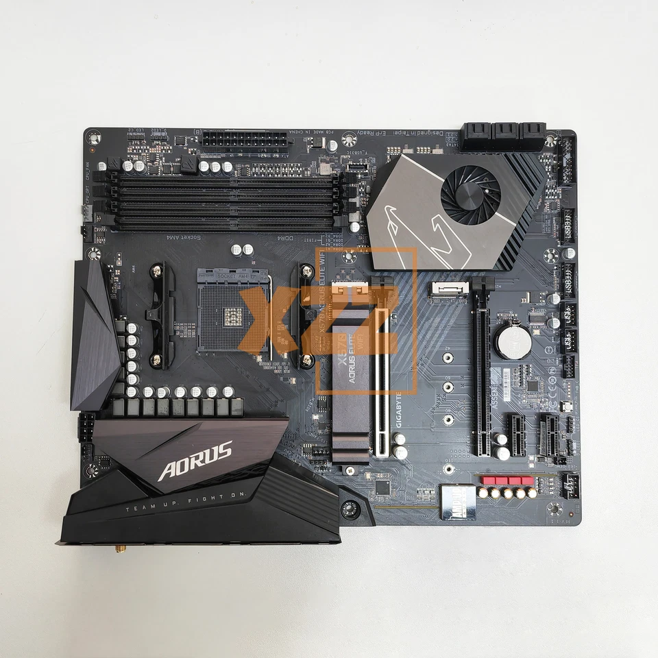 1PCS GIGABYTE X570 AORUS ELITE WIFI AM4 AMD X570 SATA 6Gb/s ATX AMD Motherboard - Image 2 of 4