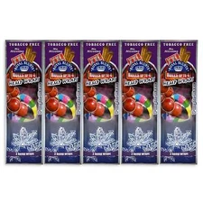 XXL Hemp Rolling Papers Purple Haze Grape Flavor Hemparillo (5 Pouches 10 Total)
