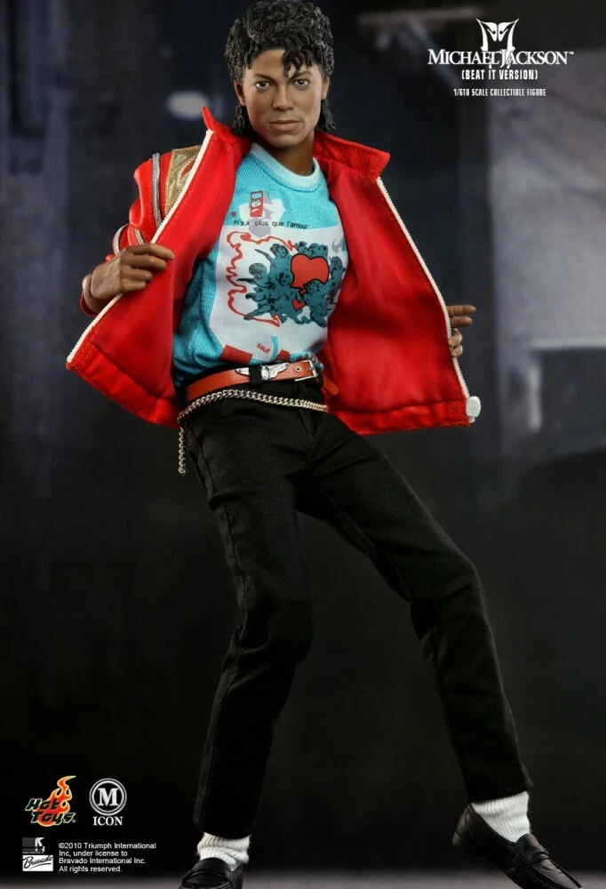 Hot Toys 1/6 Scale MICHAEL JACKSON BEAT IT Version MIS10 Action Figure NIB