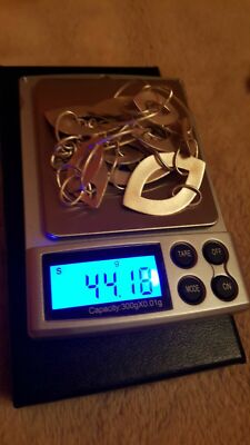 Schöne Damen Sterling Silber 925 Halskette schwer / massiv Artikelgewicht: 44,18g 