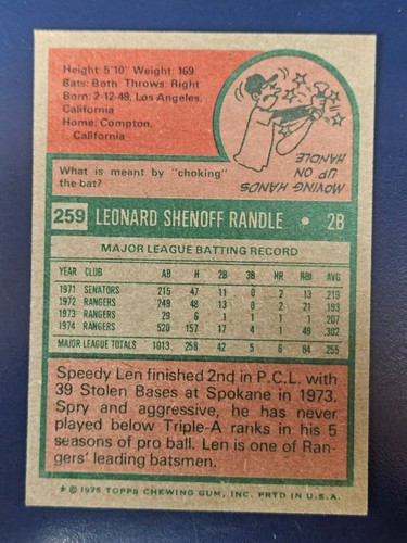 Tarjetas de béisbol Topps 1975 completan tu conjunto que elijas elegir cada una #221 - 440 - Imagen 43 de 277