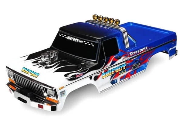 Traxxas Flame Bigfoot Painted Body 3653 eBay