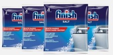 4 x Finish Dishwasher Salt 1kg Soften Water to Prevent Limescale & Watermarks 2.63 per kilo