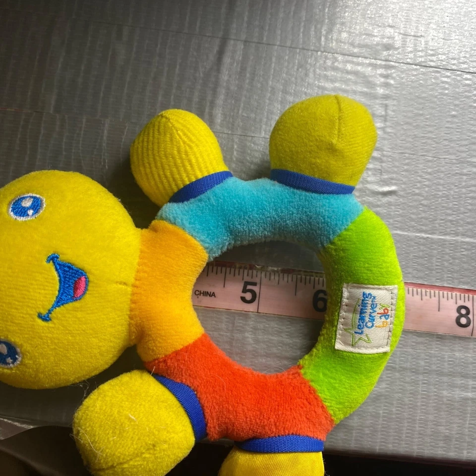 Learning Curve Soft Baby Multi-textured Teething Surfaces Rattle Toy 7" Tall - Image 3 of 3