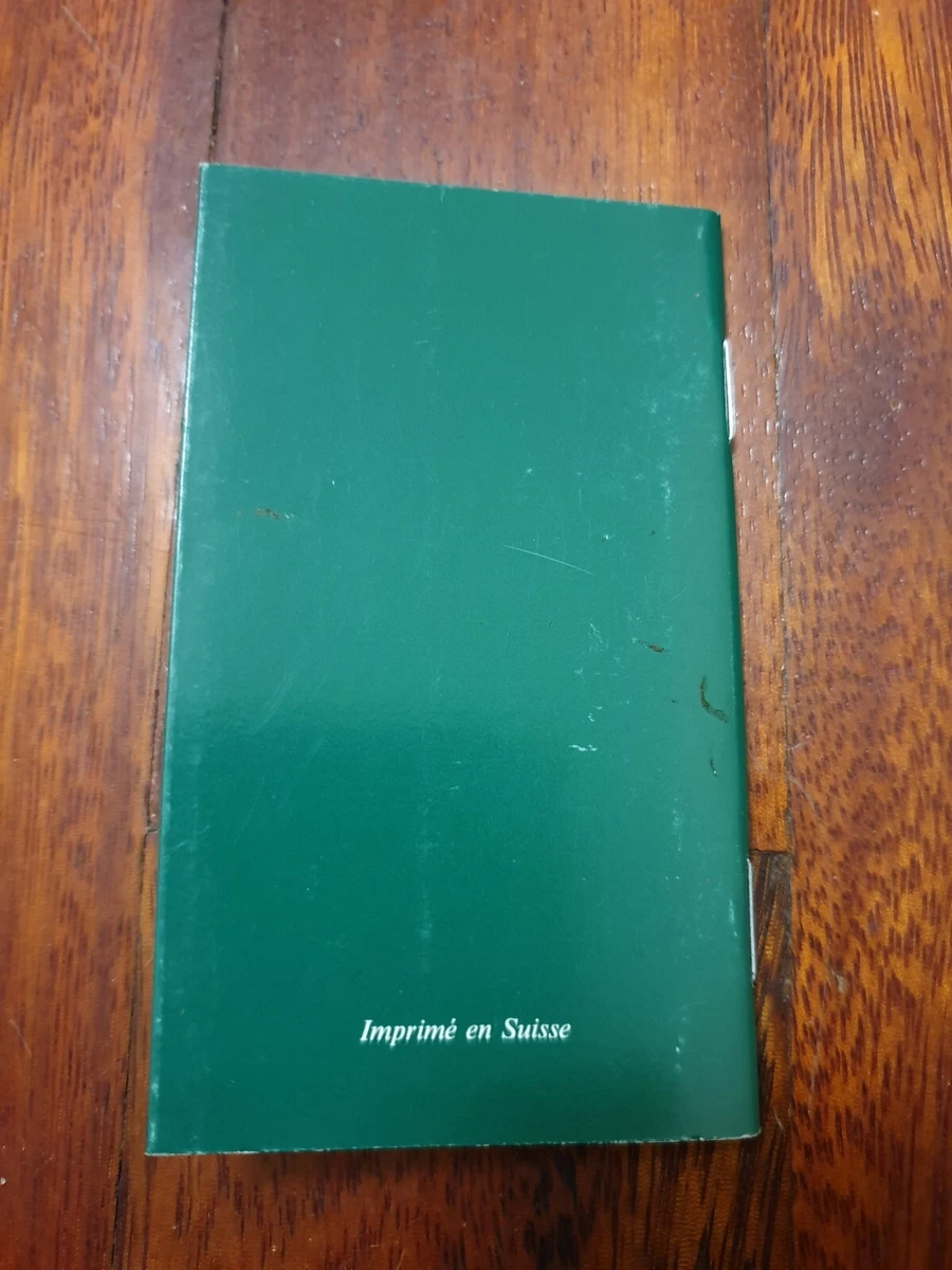 New old stock vintage Longines Warranty & service Booklet, blank unused, no card