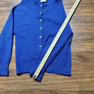 Vintage Pendleton 100% Virgin Wool Cardigan 36 Button Up Sweater
