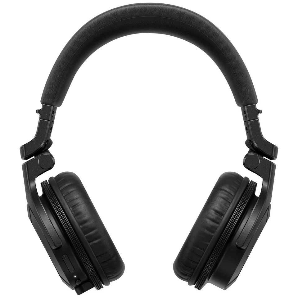 Auriculares inalámbricos Bluetooth negros Pioneer DJ HDJ-CUE1BT, almohadillas verdes y estuche Foto 4 de 4