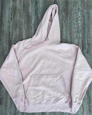 Champion Reverse Weave Pale Pink Medium Hoodie Hooded