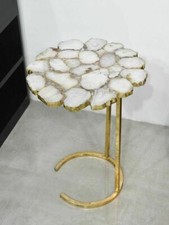 Piano In Agata Da 15" Pietre Naturali Lavorato A Mano Decorazione