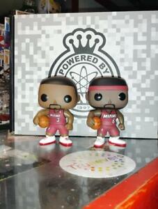 Funko Pop GRAIL Lebron James, Dwyane Wade Set of 2 Miami Heat NBA HTF OOB | eBay