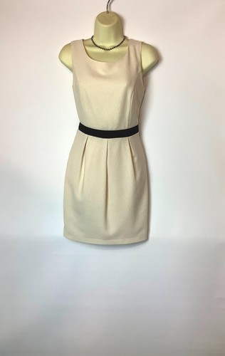 LUXE Short Shimmery Ivory Occasion Dress Feature Back 10 - Picture 9 of 12