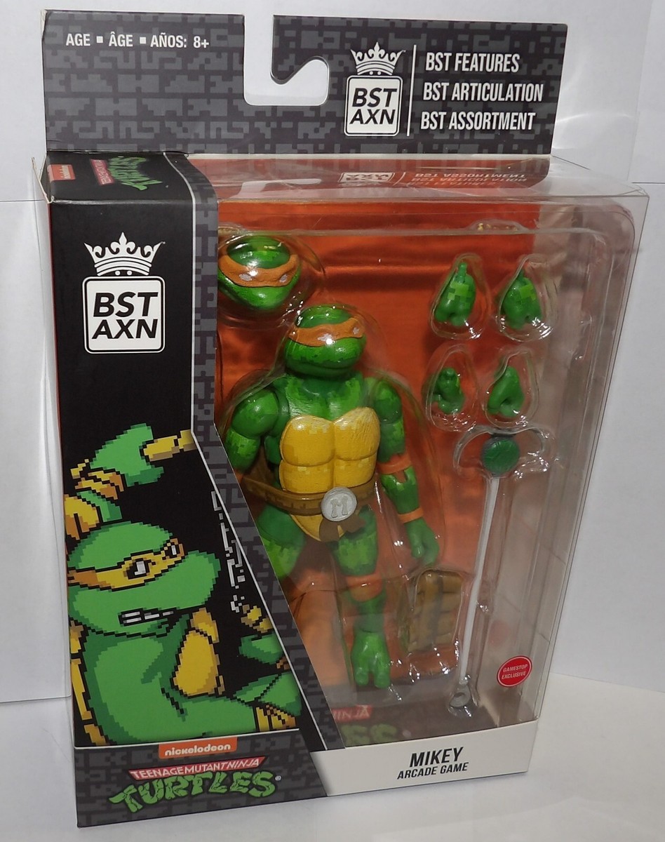 BST AXN Teenage Mutant Ninja Turtles MIKEY ARCADE GAME Exclusive