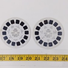 Vintage View-Master Reels 251 252 Carlsbad Caverns National Park New Mexico Set