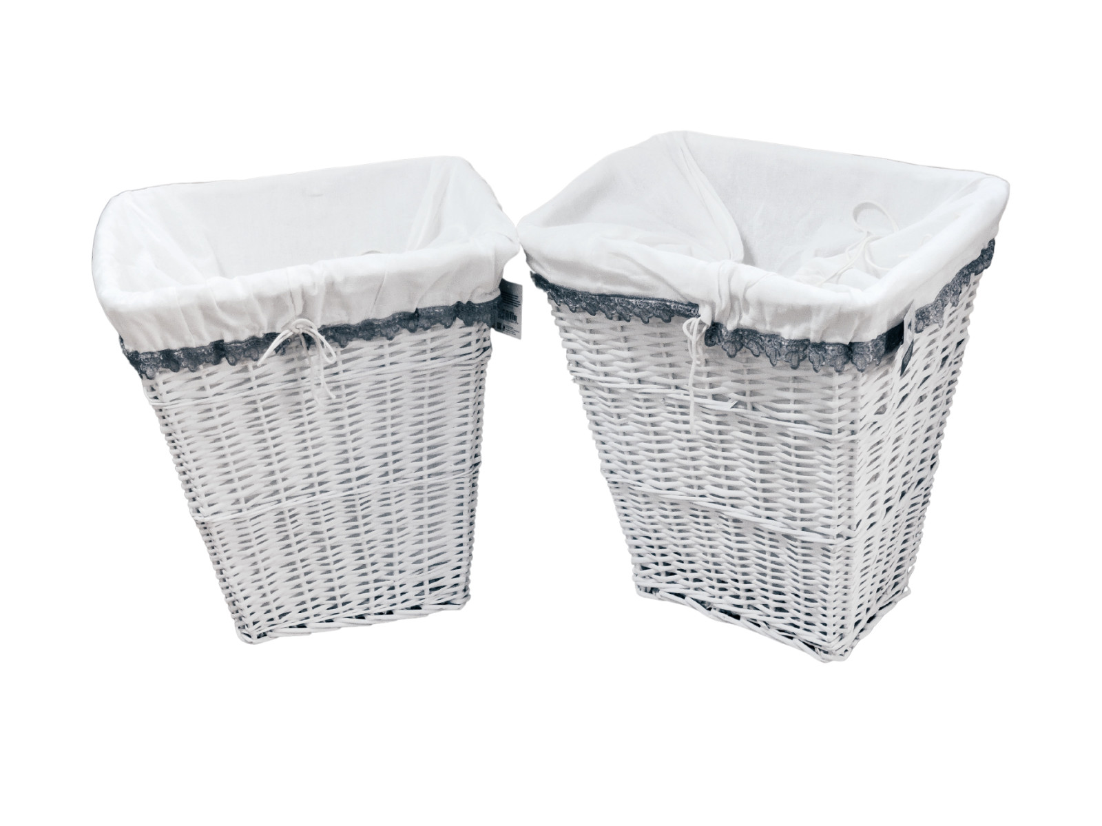 CESTA PORTABIANCHERIA VIMINI INTERNO SFODERABILE