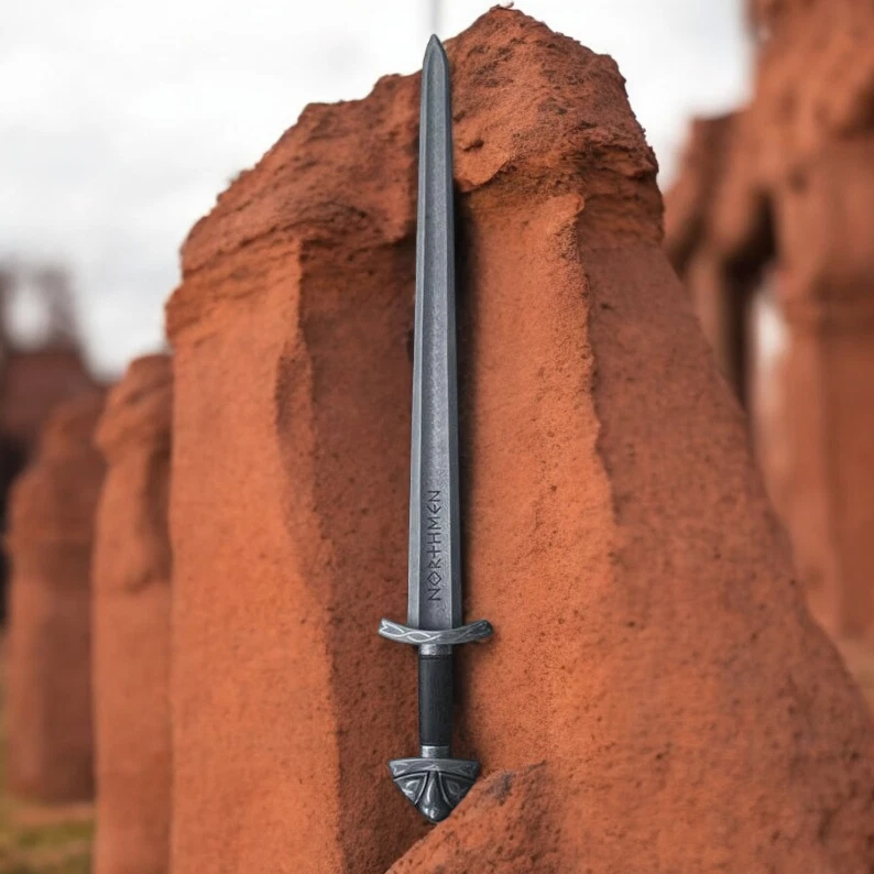 Handgefertigtes Wikinger Schwert König Ragnar Lothbrok Replik - authentisches... - Bild 2 von 4