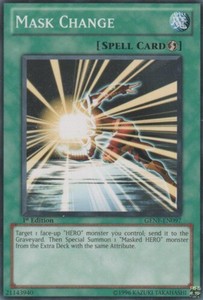 Mask Change - GENF-EN097 - Common - Unlimited Edition x3 - Lightly Played