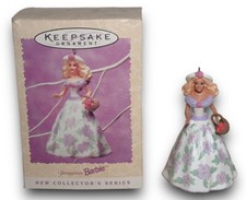 1995 Springtime Barbie Hallmark Keepsake Ornament MIB