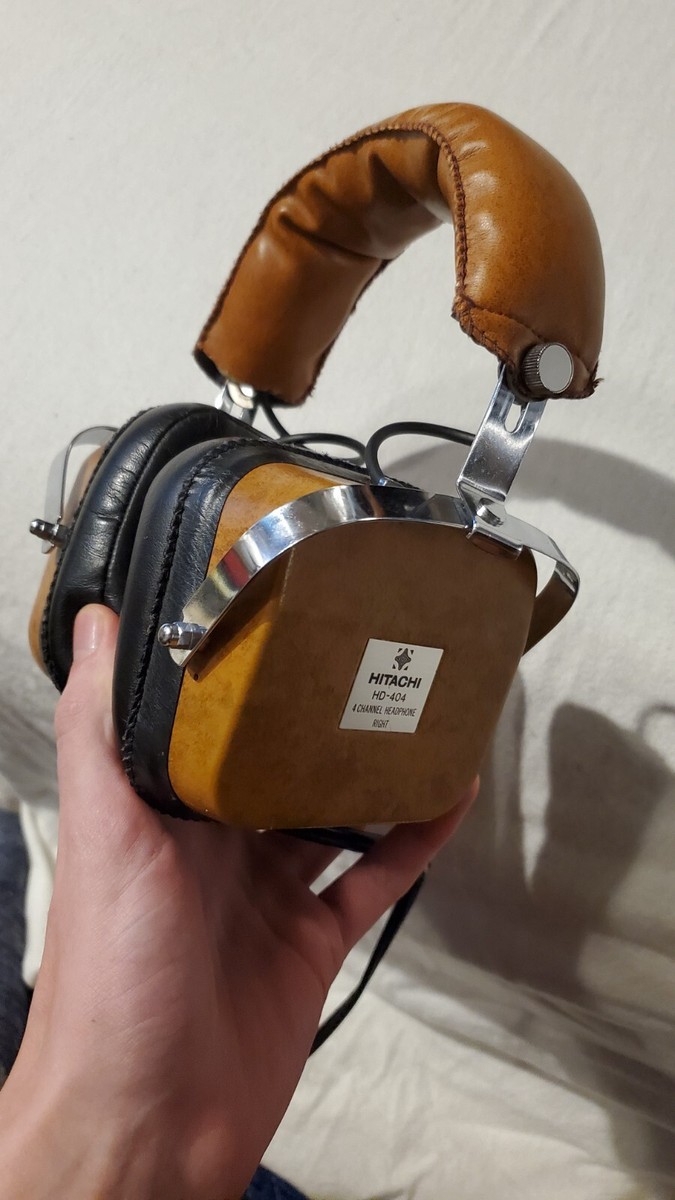 Headphone HD-404 vintage 4 chanel audio, Hitachi. Working