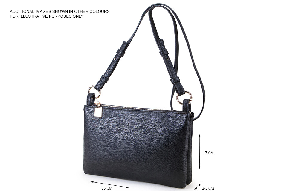 Small Plain Clutch Bag Purse with Wristlet Ladies Handbag Long Adjustable Strap - Picture 639 of 745