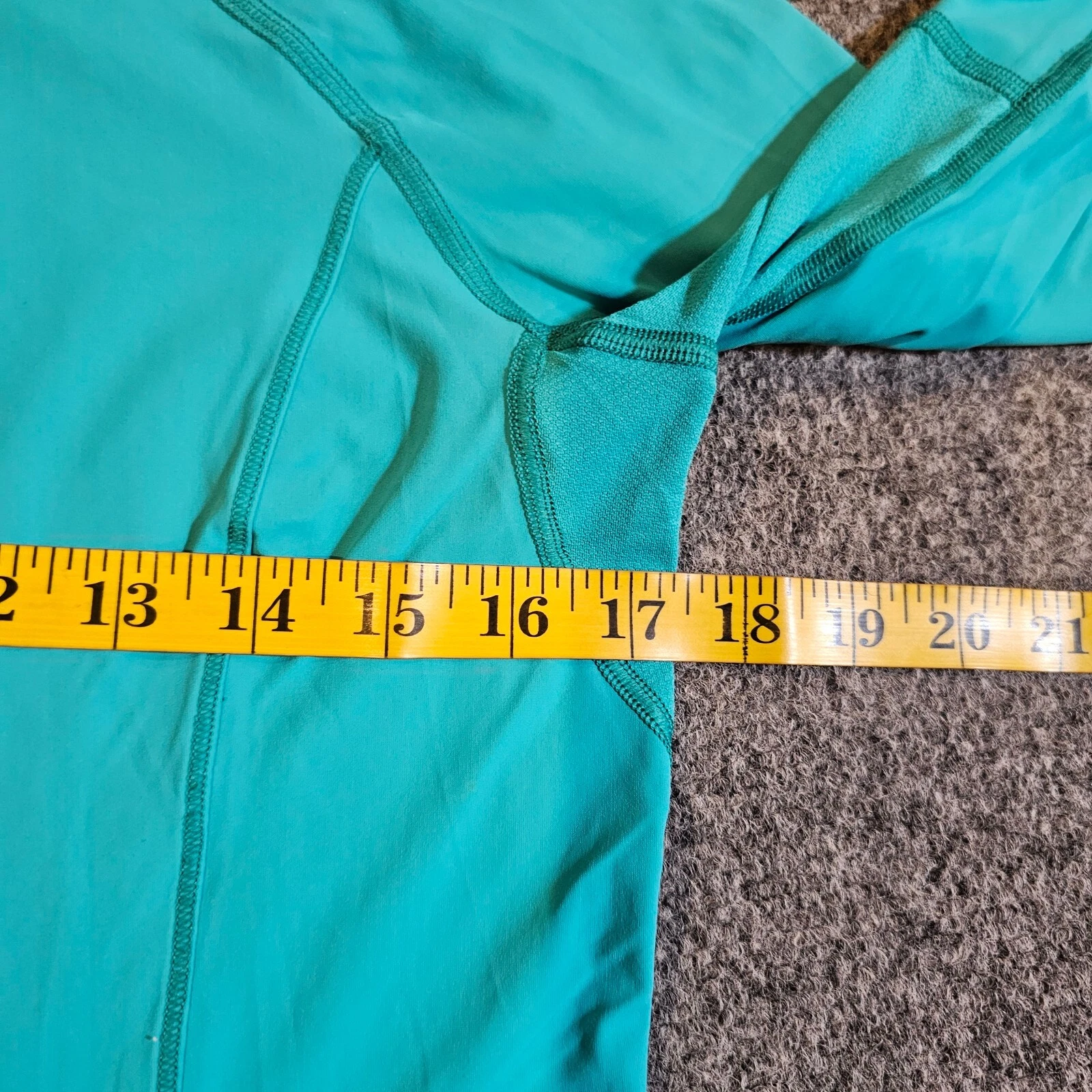 lululemon water bound 1/4 zip upf 50 long sleeve ruffle shirt