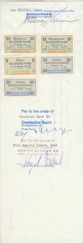 GERMANY Modern 49 Multi Colored & Values Revenues Tied Bill Of Exchange 1980s - Picture 5 of 14