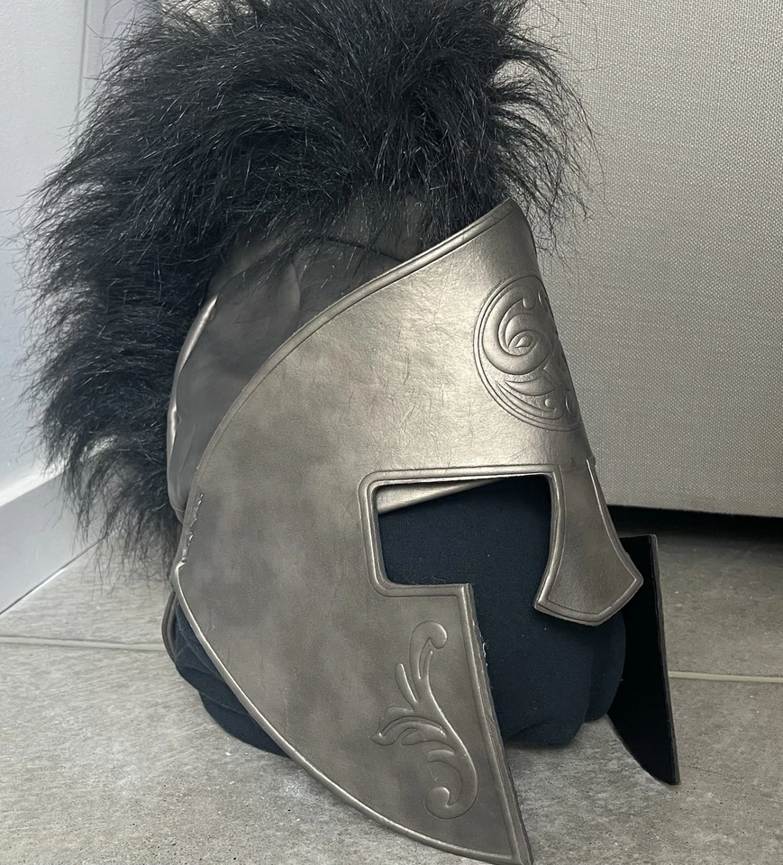 Casco Espartano - Guerrero - Accesorio Disfraz Poliespuma - Tamaño Ajustable Foto 2 de 4
