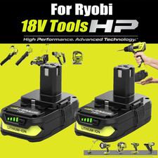 2PACK 3.6Ah For RYOBI 18V Li-Ion Battery Plus Compact Lithium-Ion P190 P192 P108