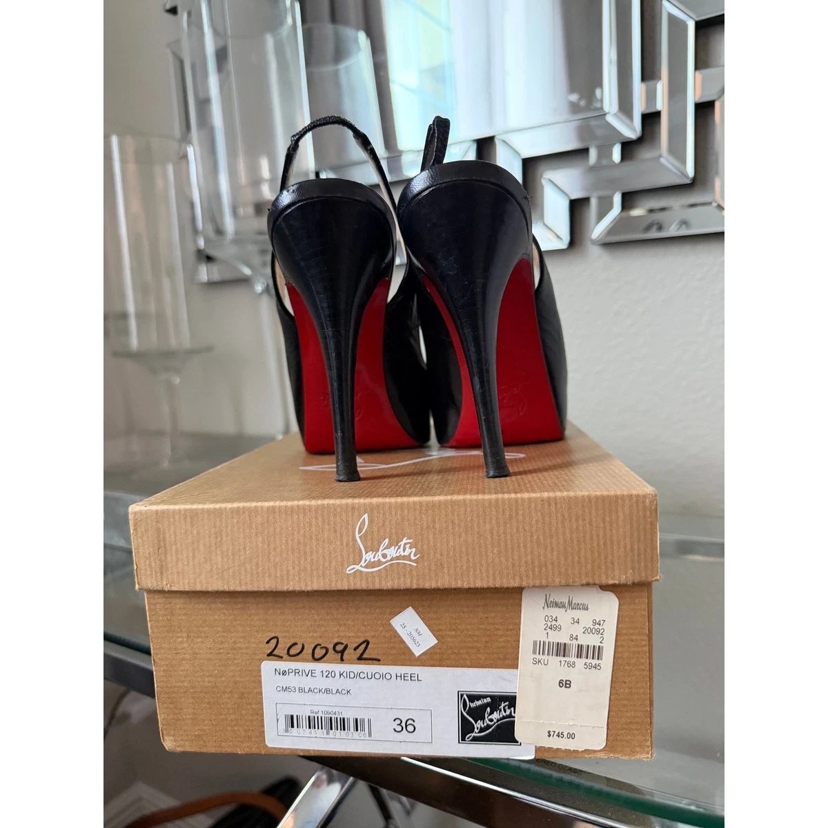 Christian Louboutin Black Heels for Women for sale | eBay