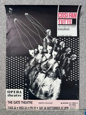 1987 'Così fan tutte' opera by Mozart concert poster - Gate Theatre, Dublin
