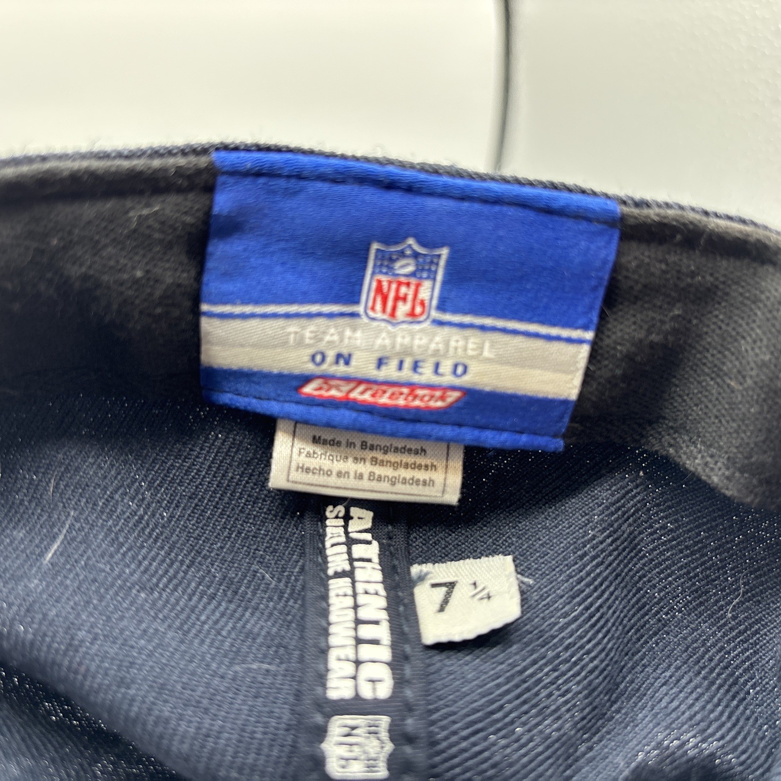 Chicago Bears Reebok NFL Team Apparel Authentic Sideline Headwear 7 1/4 Navy Hat thumbnail 7