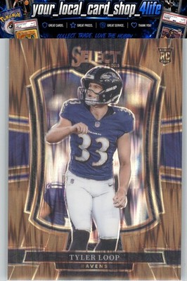 2025 Panini Select Copper Prizm Shock #161 Tyler Loop #/899 Rookie