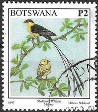 Timbre Oiseaux Botswana 790 o - 82461FR