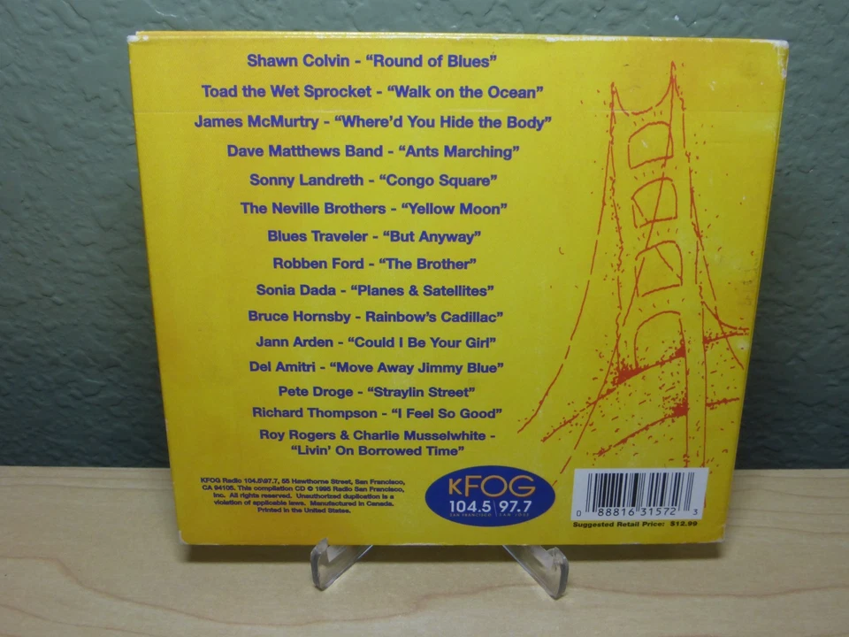 KFOG 104.5 97.7: Live from the Archives II 1995 CD Mega Rare OOP 15 Tracks - Image 2 of 4