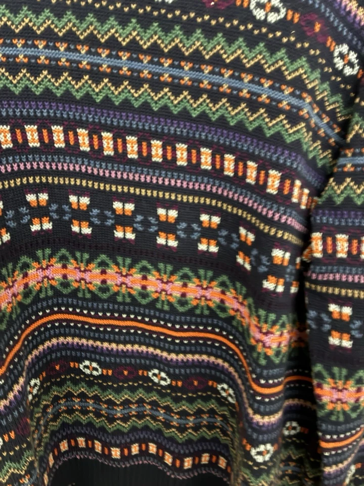 Suéter Chaps Mujer XL Multicolor Fair Isle Mariposa Cuello Redondo Pullover Tejido Foto 2 de 4