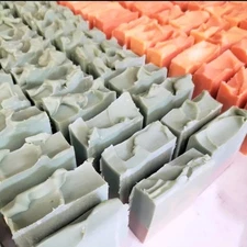 Natural Soap Bulk 50 soaps- Eucalyptus Gum and Orange Zest  Vegan ingredients