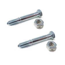 (Pack of 2) Shear Pin Bolt & Nut for John Deere Snowblower 828D, 924DE, 1032D