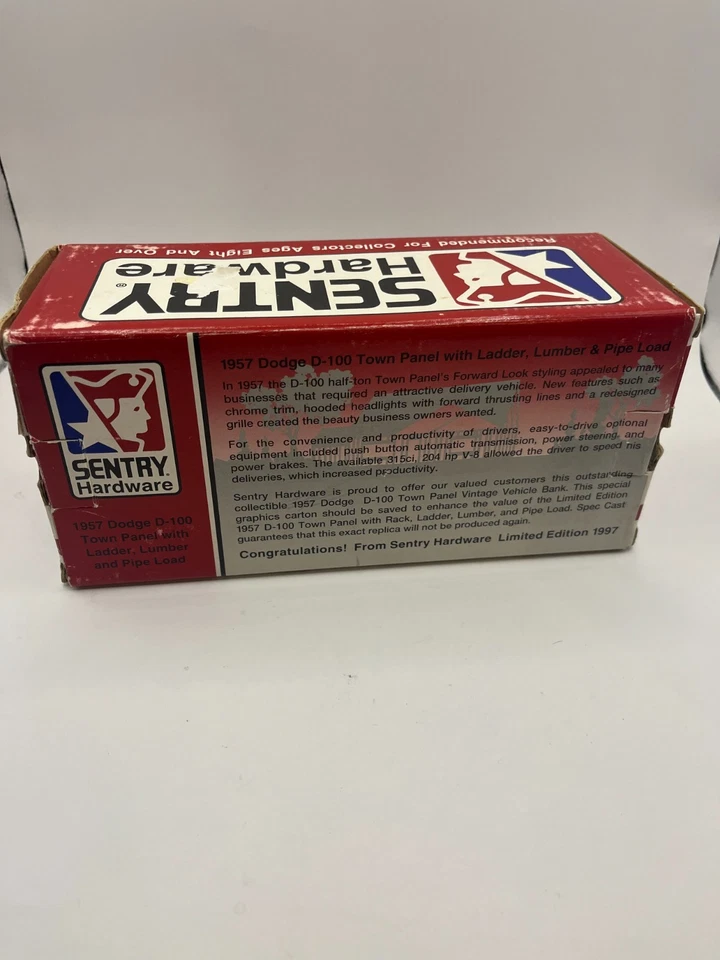 Liberty Sentry Hardware 1957 Dodge D-100 Town Panel Coin Bank 1/25 Diecast NEW - Image 2 of 4