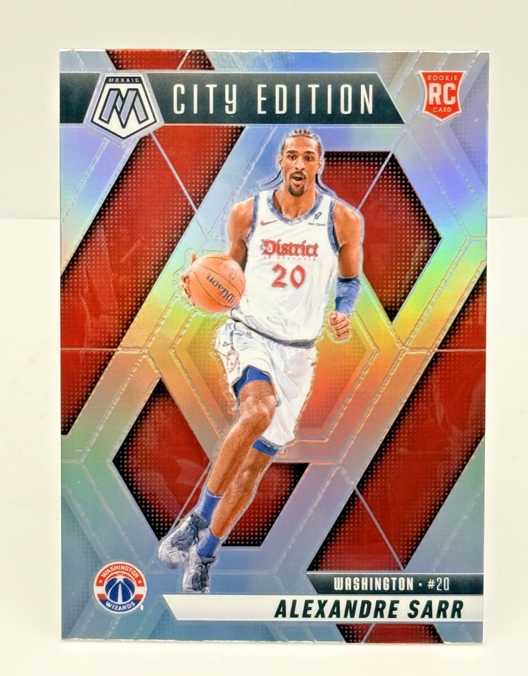 2024-25 Mosaic Basketball - Alexandre Sarr City Edition Silver Prizm #278 
